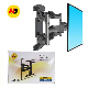 2022 to Japan New Nb P5 Universal Full Motion 32"-60" LCD TV Wall Mount Bracket 6 Arm Strong 36.4kg 400X400 with Cable Cover Swivel Pivot TV Mount