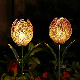 Waterproof Solar LED Large Metal Tulip Flowers Decorative Stake Lights Ci24714 manufacturer