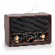  Retro Wooden Bluetooth with USB & TF Card Speaker