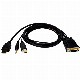  Hdmii to VGA Cable for Chromebook Raspberry Pi Roku xBox