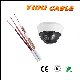  HD Camera Cables Rg59 with Power Black PVC 250m 305m Wooden Drum China Supplier Rg59 Coaxial Cable