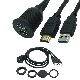 HDMI USB3.0 Male to Female Waterproof Extension Cable