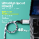  48gbps UHD Braided Nylon HDMI 2.1 Gaming Monitor Roku Ultra