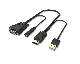  HDMI to VGA Converter Cable with 3.5mm Audio