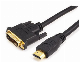 HDMI 19pin Plug-DVI Plug, High Speed DVI to HDMI Cable