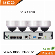 Hicotek 4 Channel 5MP H. 265 Poe IP PTZ Mini Outdoor IR Dome CCTV Camera 16CH Extended Ivr NVR DVR System DIY Kits