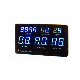 Radio Control Blue LED Time Digital Clock