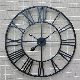 Cross-Border Home Vintage Living Room Wrought Iron Digital Scale Wall Clock manufacturer