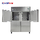 Industrial Commercial Hotel Four Doors Fridge 4 Door Vertical Upright Refrigerator Chiller Deep Freezer Chiller Price