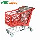  Rolling Grocery Plastic Shopping Trolley Cart