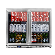 Double Glass Door Small Commercial Display Refrigerator Back Bar Cooler