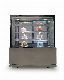  Glass Front Open Cake Display Fridge Refridgeration Square Glass Bakery Display Cooler/Cake Showcase