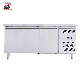 Ventilated 3 Door Gn Series Refrigerated Table Counter Refrigerator & Freezer