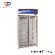 Factory Price Refrigerator National Coke Cooler Refrigerated Showcase Double Glass Door Display Refrigerator