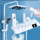  White Digital Shower Set Thermostatic Shower Set Complete with Bidet Sprayer 12