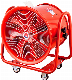 400-500mm Hand-Pushing Ventilation Duct Fan with Adjustable Stand and Wheels