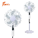  Home Room 220V 16 Inch Height Adjustable Plastic Pedestal 3 Speed Electric Floor Standing Fan