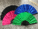  Custom Printed 13 Inch Solid Color Large Folding Fan Clack Hand Fan Rave Fan