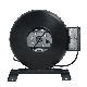 2650rpm Black Machine Metal Duct Ventilation Fan