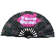 Wholesale Kung Fu Folding Fan Custom Big Size Bamboo Hand Fan with Your Logo