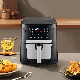  Kitchen Appliances 5.8L 7L 1800W Digital Air Fryer Single Pot Basket Stainless Steel Touch Screen Plastic
