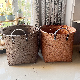 Imitation Rattan Woven Picnic Water and Fruit Basket Kitchen Storage Frame