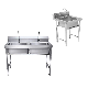  commercial stainless steel kitchen hand made welding sink
