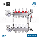 Stainless Steel 304 2-12 Loops Floor Heating Manifold with Flow Meter