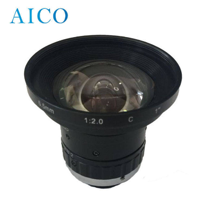 1" Image Format High Fov F2.0 Manual Iris 5MP 6.5mm C-Mount Wide Angle Review C Mount Industrial Vision Fa CCTV Lens