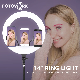  Fotoworx 14 Inch LED Ring Light for Smartphone Vlog