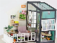  Robotime Toy Gift Fancy Balcony DIY Miniature Doll House Kit
