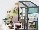 Robotime Toy Gift Fancy Balcony DIY Miniature Doll House Kit