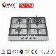 Top Kitchen Appliance Manufacturers Stainless Steel Cooktops Cast Iron 4 Burners Gas Hobs