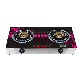  Competitive Price 2 Burner High Quality Tempered Glass Gas Stove Cooktop