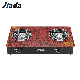 Tanzania Hot Selling Gas Cooker Butterfly Tempered Glass Gass Tove 2 Burner Honeycomb Cooktops