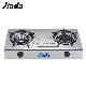 Good Quality Kitchen Appliances Stainless Steel Automatic Double Burner Gas Stove Cooker