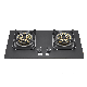 Castiron Built in Stainless Steel 2 Burner Build in Gas Hob