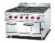 Commercial Gas Cooking Stoves /Stainless Steel Gas 6 Burners with Cabinet