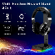  Drop Shipping in Stock Low MOQ 4 in 1 Multi-Function RGB Gaming Headset Stand with 2*2.0 USB Hub