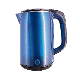  New Besign Home Electronics Kitchen Appliances Ss 2 Layers Anti-Scald Kettle Blue Electric Kettle