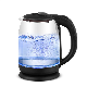 Electric Kettle, Stainless Steel Filter and Inner Lid 1500W Wide Opening Glass Tea Kettle Hot Water Boiler manufacturer
