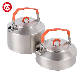 Stock Available Portable Hiking Product18/8 Stainless Steel Outdoor Camping Tea Travel Kettle with Handle for Camping