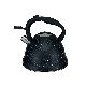 Kitchen Home Hot Water Tea Pot Black Stainless Steel Whistling Kettle