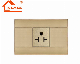  Long Life Aluminum Alloy Power Light Switch Socket with Copper Inside Material