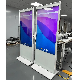 Cheap Freestanding White Android Operating System 55inch Indoor Digital Signage Totem Kiosk