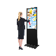  4K LCD Crinformation Kiosk Vertical LCD Advertising Display Digital Signage Totem Floor Standing Touch Screen