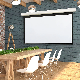  Indoor Ceiling Wall Mounted White Portable Projection Screen