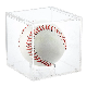 Custom Transparent Rugby Baseball Display PMMA Acrylic Box