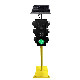 Solar Road Safety LED All in One Light Three Colors Red Green Yellow Automatic System Solution Warning Signal Traffic Light