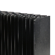 Black Anodizing CNC Milling Custom Width Aluminum Heat Sink